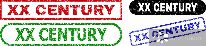 使用不洁的二十世纪矩形印章图片素材