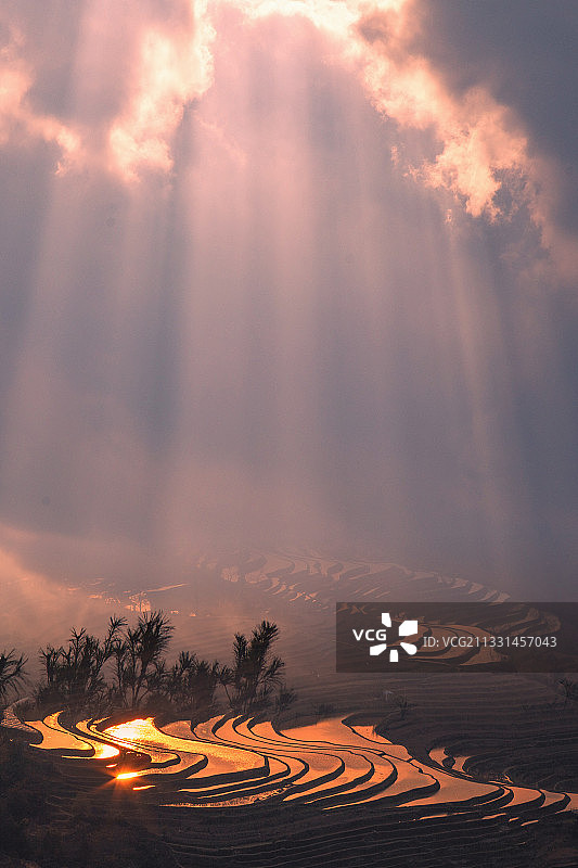 云南元阳梯田图片素材