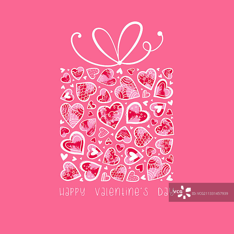 手绘情人节设计图片素材