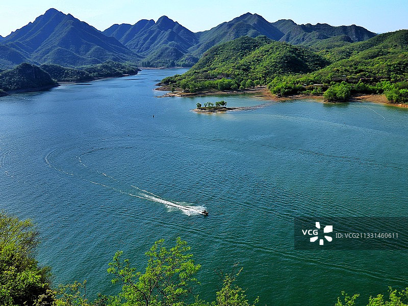 美丽山川（河北省保定市易水湖景区）图片素材