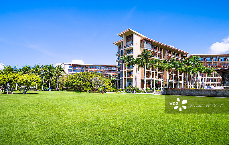 三亚亚龙湾红树林度假酒店建筑风光图片素材