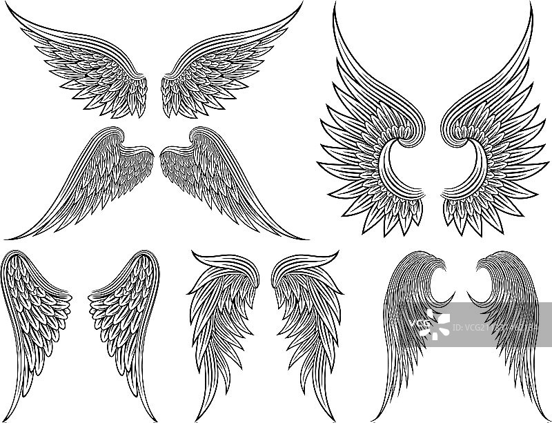 天使翅膀图片素材