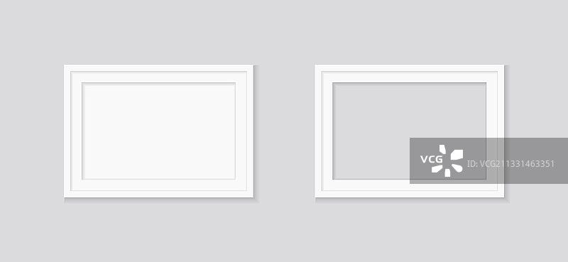 图片和照片的白色方框模型图片素材