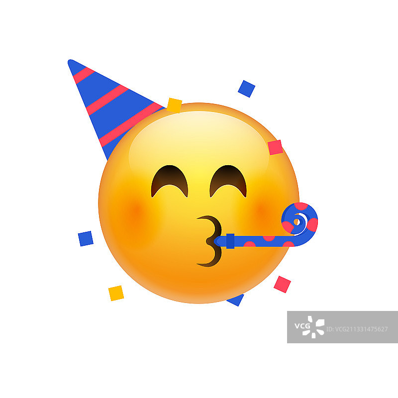 生日派对庆祝表情图片素材