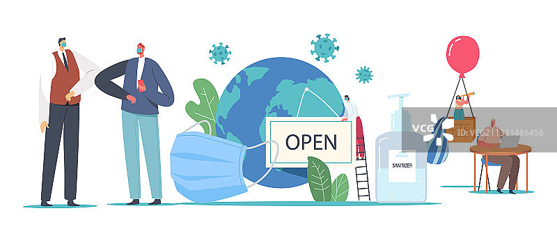 疫情后商业新变化图片素材