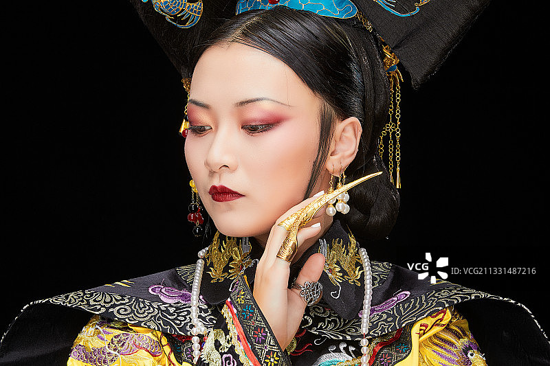 清代皇后古装人像影视造型图片素材