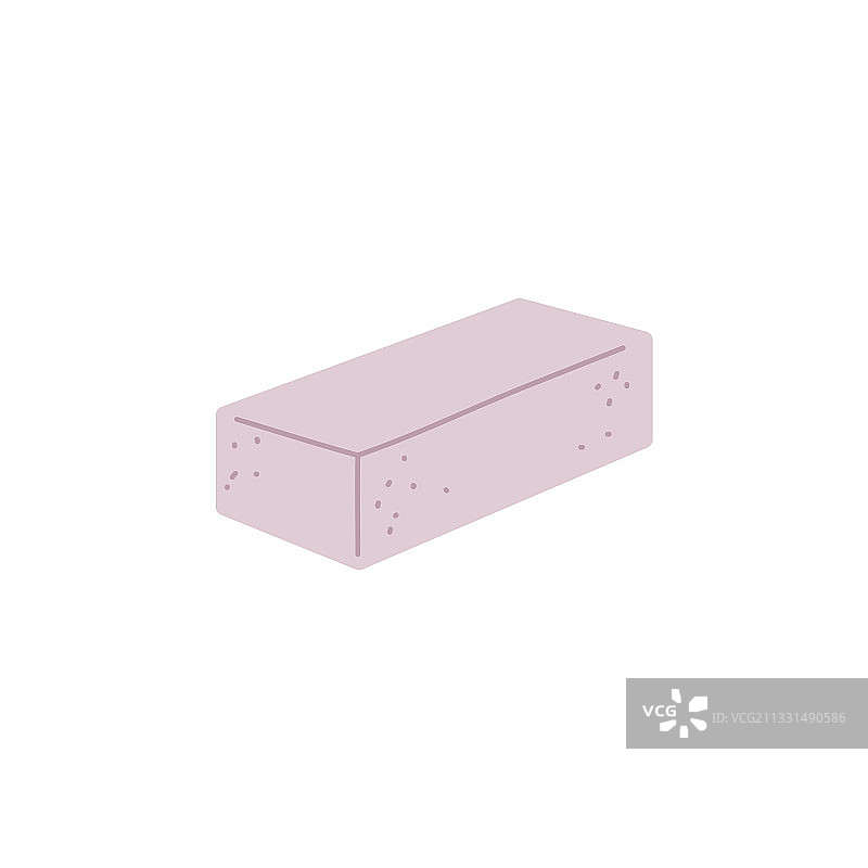 建筑材料 - 白色砖块或泡沫混凝土图片素材