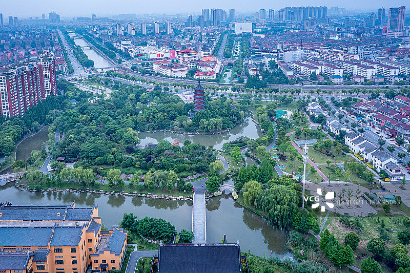 江苏省镇江市丹阳市万善公园图片素材