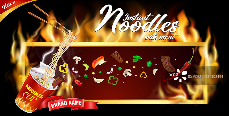 速食杯面（中国台湾风味）图片素材