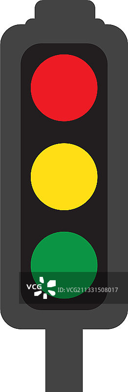 交通信号灯图标设计模板图片素材