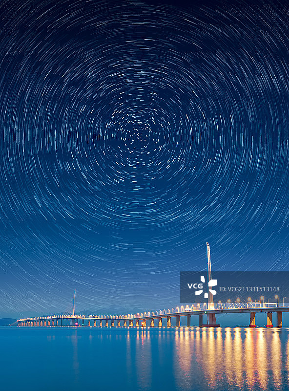 深圳湾大桥城市天风光图片素材