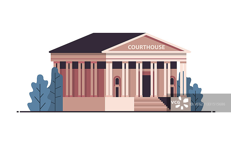 法院大楼外观法律咨询图片素材