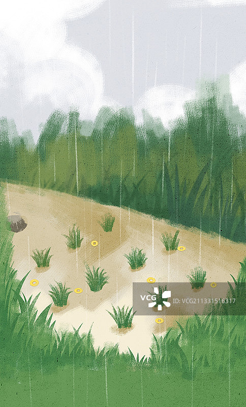 谷雨图片素材