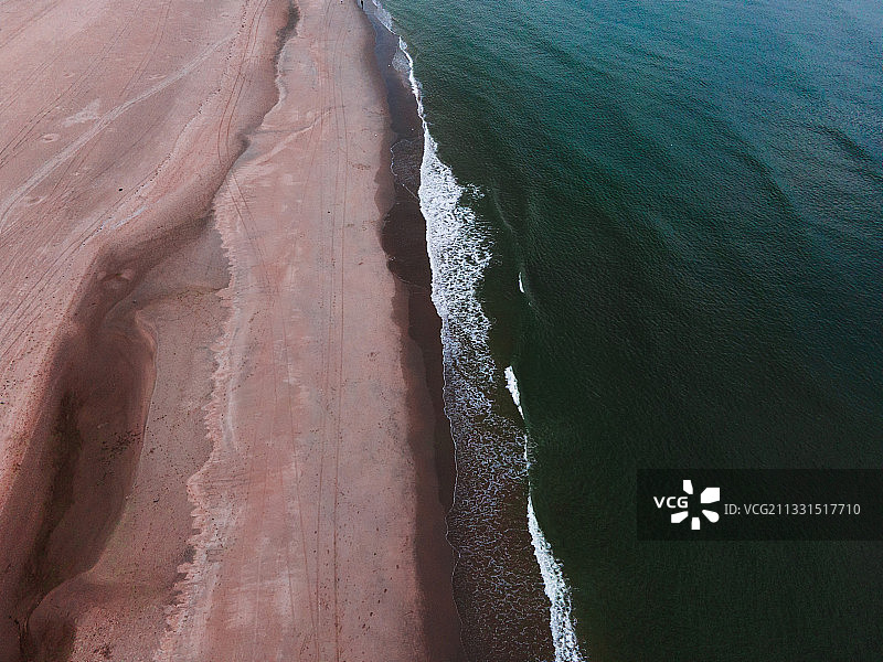 海牙斯海弗宁恩海滩鸟瞰图片素材