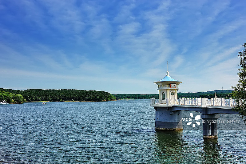 净月潭国家森林公园图片素材