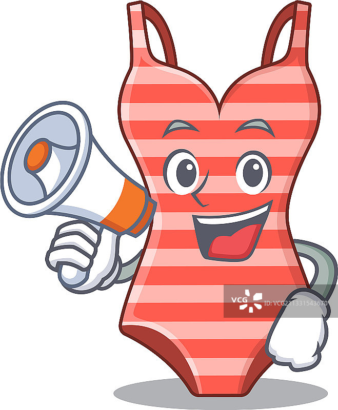 发布新品的泳装吉祥物设计图片素材