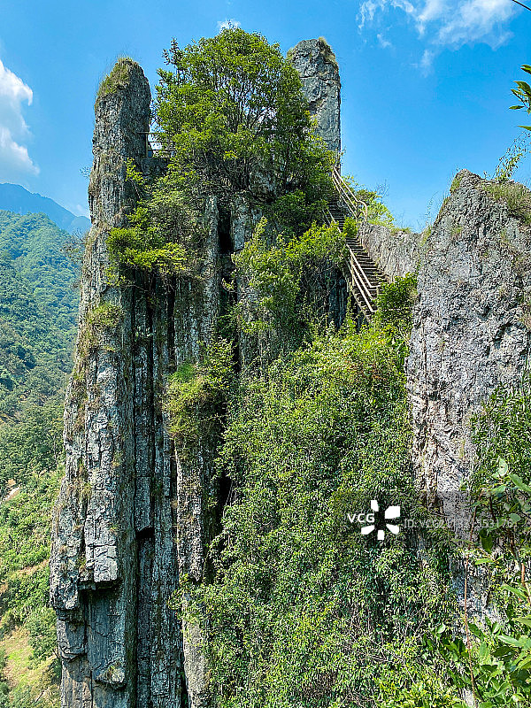 杭州·临安区·马啸乡十门峡·剑门景区图片素材