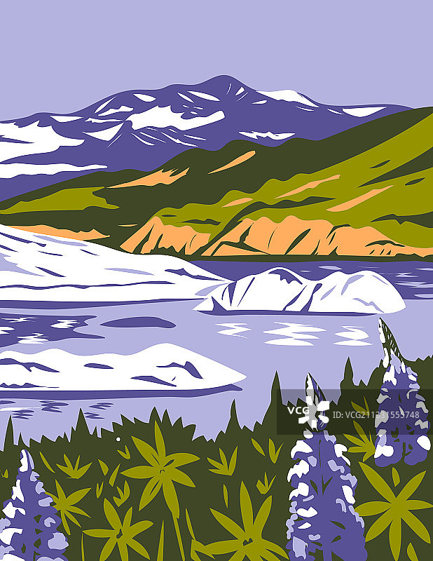 兰格尔-圣伊莱亚斯国家公园保护区风光图片素材