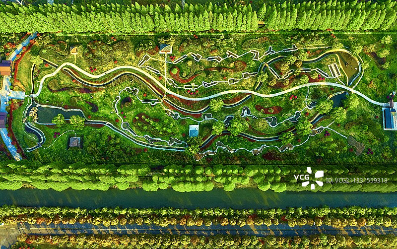 如皋金岛生态园 南通图片素材