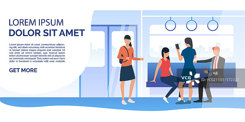 乘客在车厢内使用手机图片素材