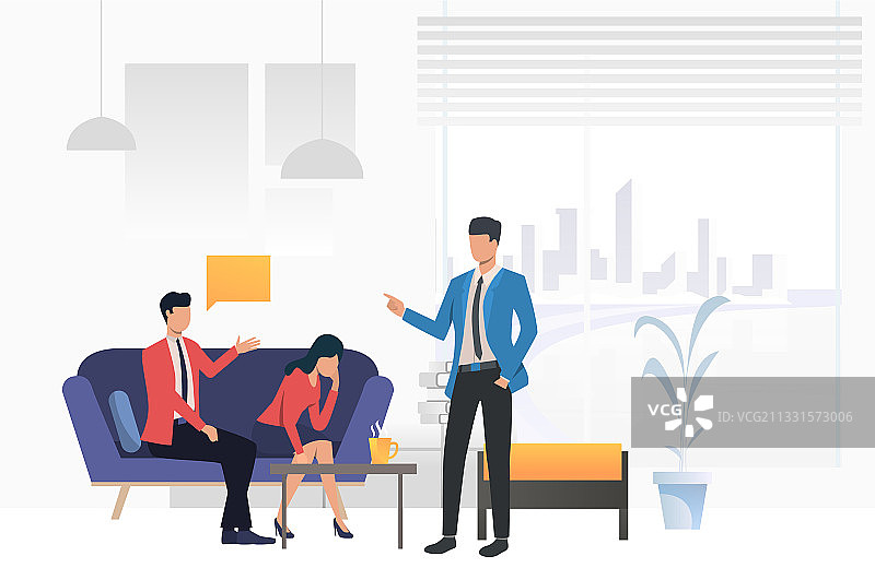 心理咨询师咨询夫妻图片素材