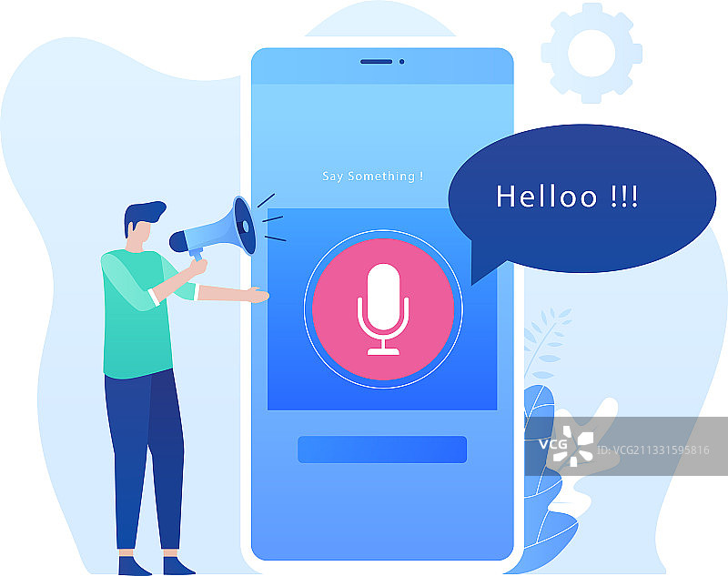 语音转文字概念图片素材
