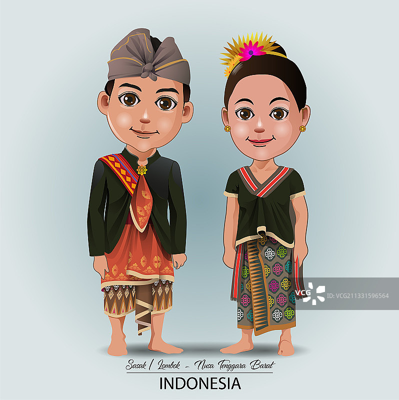 萨萨克传统布图片素材