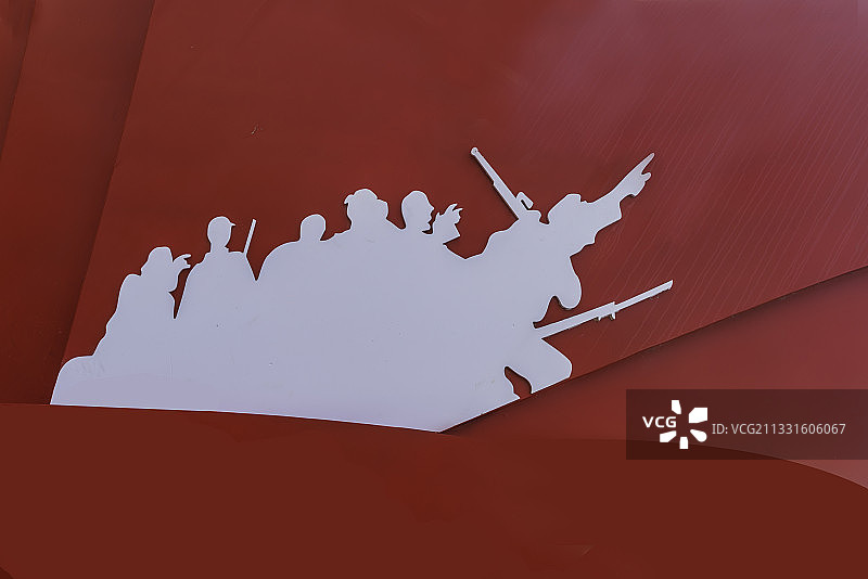 长征宣传画，过雪山草地、北上抗日图片素材