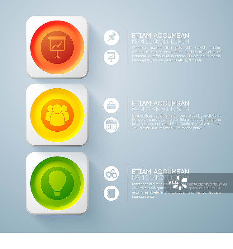 信息图表网页设计概念图片素材