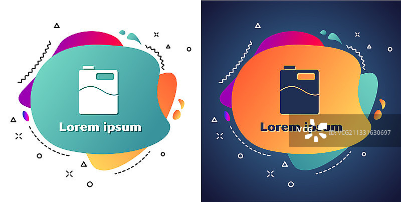 白色大瓶装纯净水图标图片素材