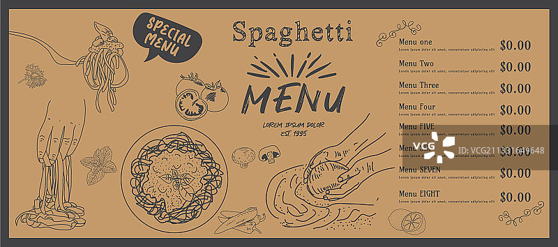 意式意大利面图片素材