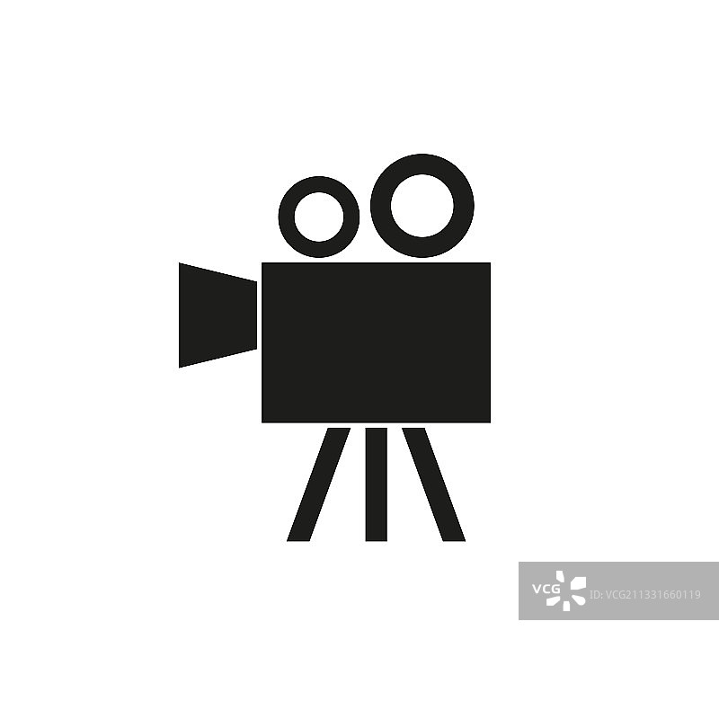 简约摄像机图标图片素材