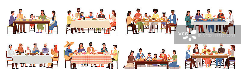 人们用餐主题素材图片素材