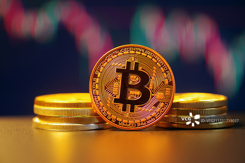 比特币，bitcoin，虚拟货币，加密货币图片素材