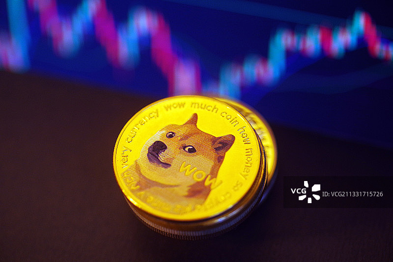 比特币，狗狗币，虚拟货币，加密货币，bitcoin，Doge图片素材