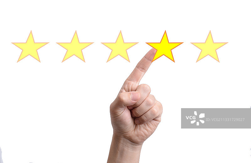 好评满意高五星好评图片素材