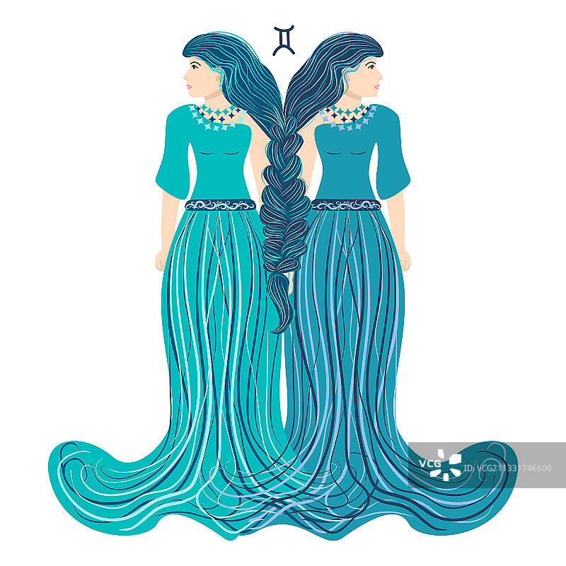 十二星座：美丽的女孩图片素材