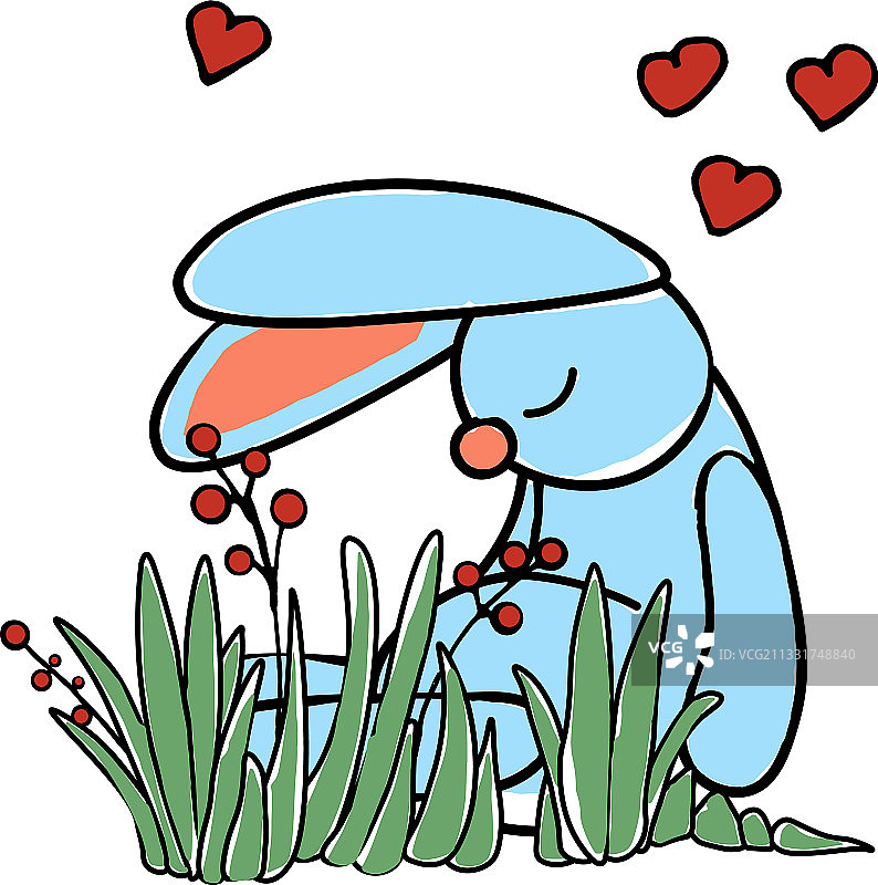 复活节兔子图片素材