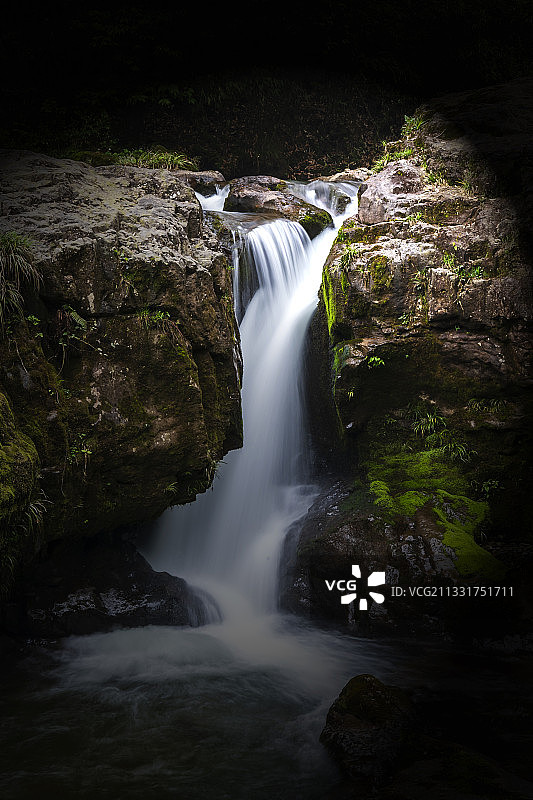 龙苍沟瀑布图片素材
