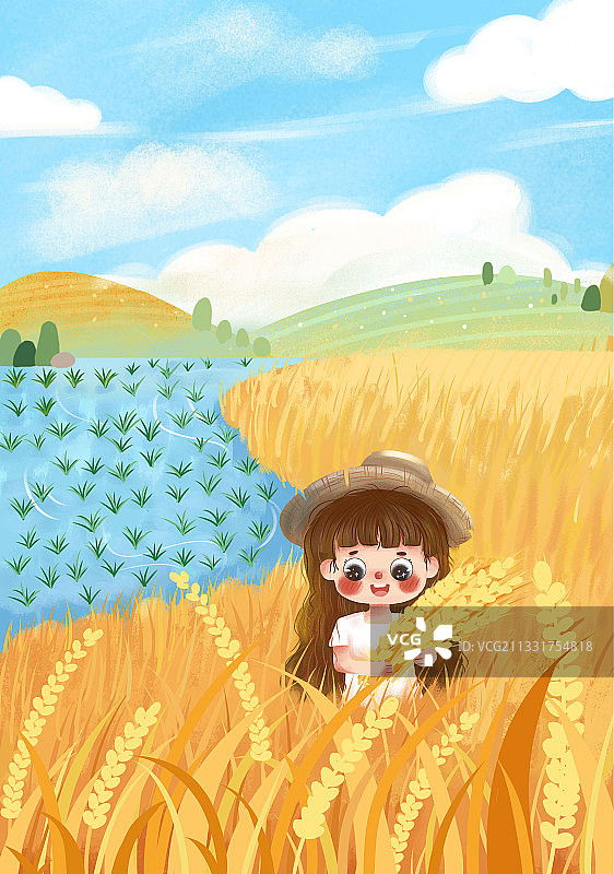 二十四节气-芒种图片素材