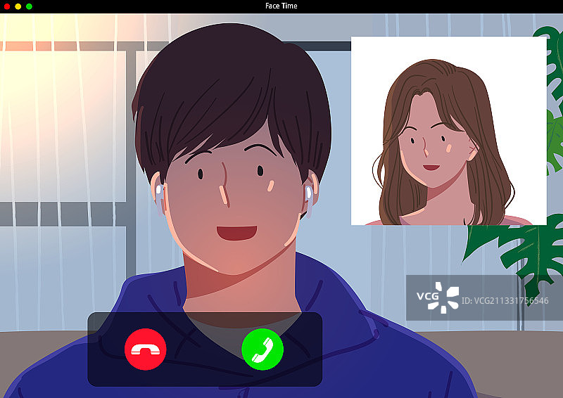 人群社交媒体智能手机视频通话交流沟通手机应用非面对面图片素材