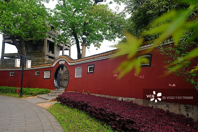 湘潭窑湾望衡亭图片素材