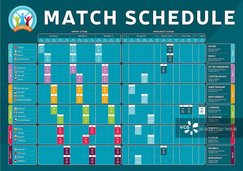 2020足球锦标赛决赛阶段比赛图片素材