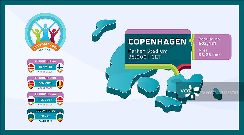 2.5D丹麦地图图片素材