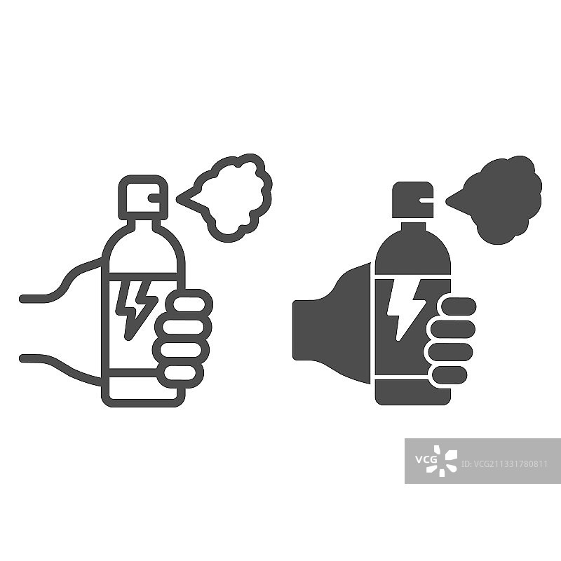 手持气球毒药杀虫剂图片素材