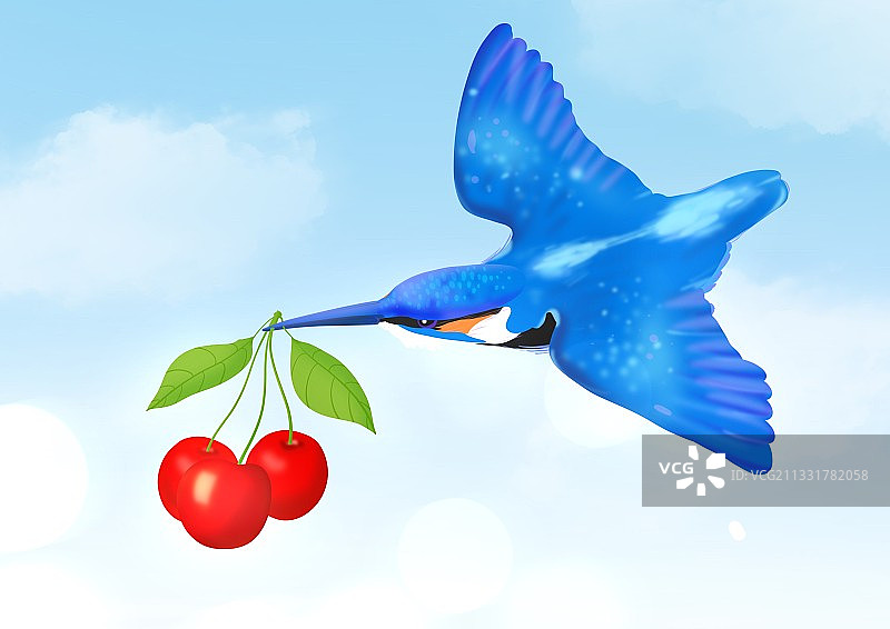 营养美味夏天水果车厘子大樱桃图片素材