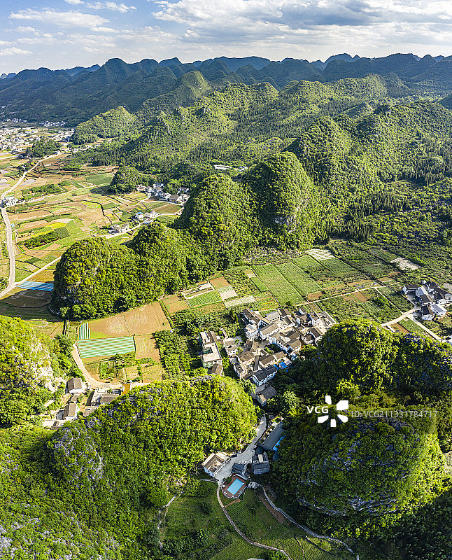 贵州兴义万峰林航拍图片素材