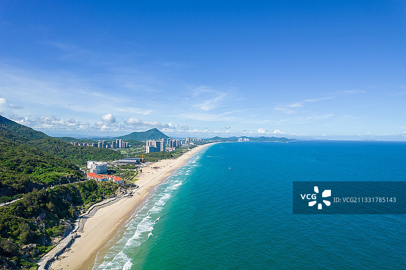 广东阳江海陵岛十里银滩图片素材