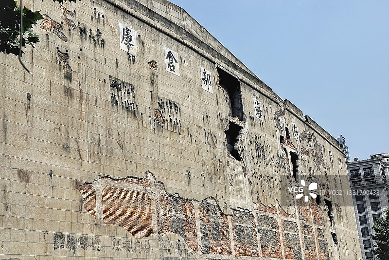 四行仓库 因为电影《八佰》的上映而成为网红建筑打卡地。图片素材
