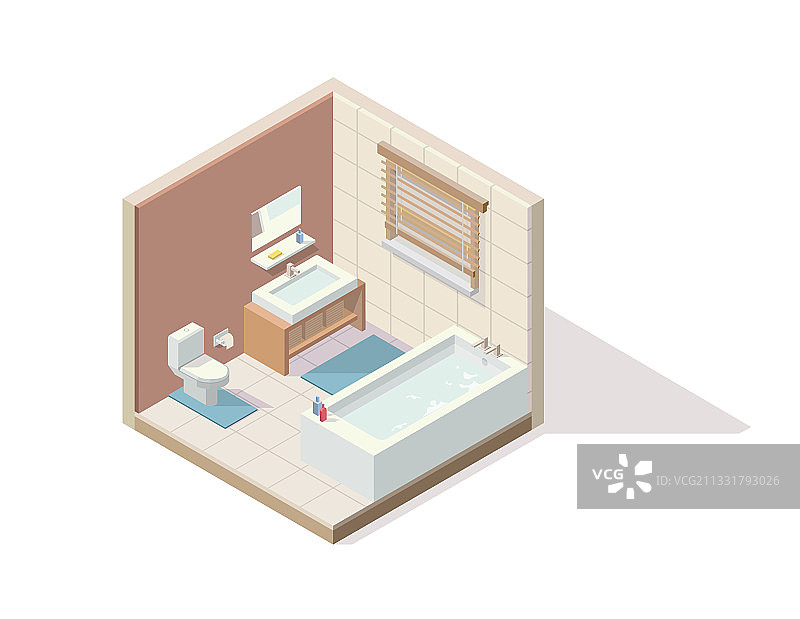 2.5D卫生间浴室厕所图片素材